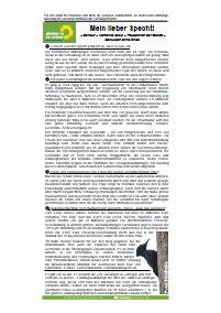 Kolumne: Mein lieber Specht