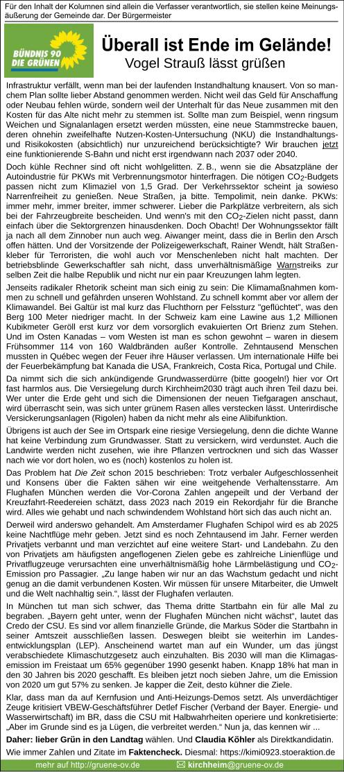 Kolumne: Ende Gelände